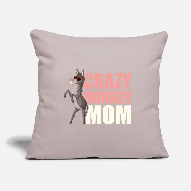 Donkey Mom Sofa pillowcase 17,3'' x 17,3'' (45 x 45 cm)