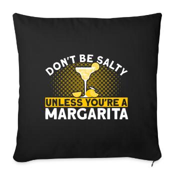 Serveur Barman Cocktail Bar Cadeau - Housse de coussin décorative 45 x 45 cm - noir - Devant