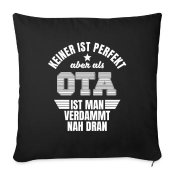 operationstechnischer OP assistent Geschenk - Sofakissenbezug 45 x 45 cm - Schwarz - Vorne