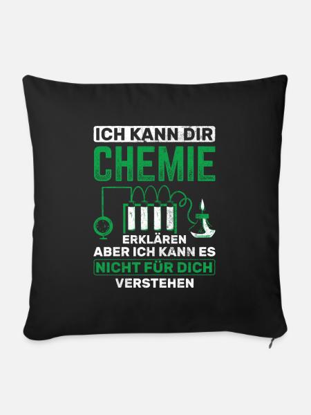 Kann Es Nicht Für Dich Verstehen Chemie Lehrer - Sofakissenbezug 45 x 45 cm - Schwarz