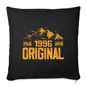 Vintage 1966 Birthday Gift - Retro 1966 - Sofa pillowcase 17,3'' x 17,3'' (45 x 45 cm) - black - Front
