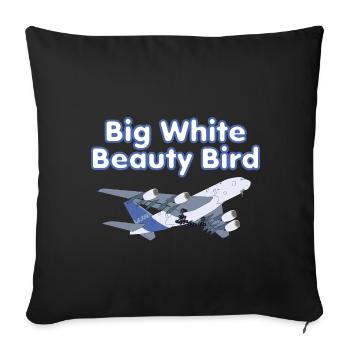 Geschenk - Sofakissenbezug 45 x 45 cm - Schwarz - Vorne