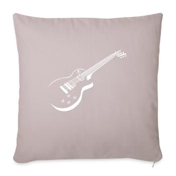 guitarist - Sofa pillowcase 17,3'' x 17,3'' (45 x 45 cm) - light taupe - Front