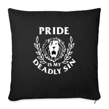 Sept péchés capitaux - Housse de coussin décorative 45 x 45 cm - noir - Devant