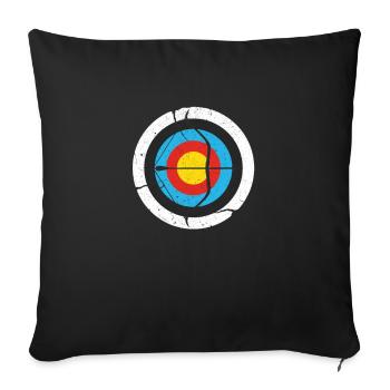 archer - Sofa pillowcase 17,3'' x 17,3'' (45 x 45 cm) - black - Front