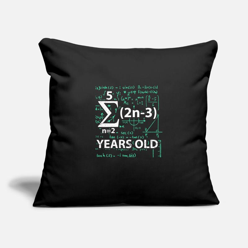 16. Geburtstag Mathe Sofakissenbezug 45 x 45 cm