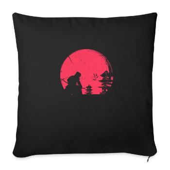 Aikido - Sofakissenbezug 45 x 45 cm - Schwarz - Vorne