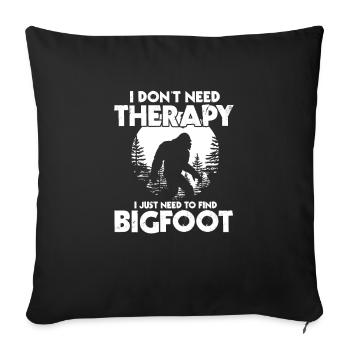 Bigfoot - Sofakissenbezug 45 x 45 cm - Schwarz - Vorne