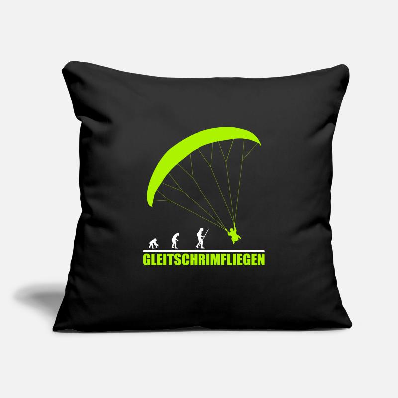 Gleitschirmfliegen Evolution Sofakissenbezug 45 x 45 cm
