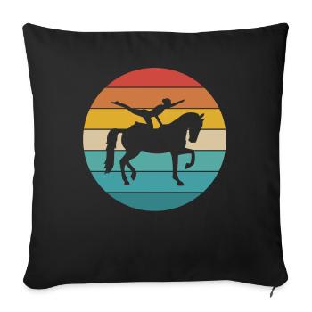 Voltage | Retro Style - Sofa pillowcase 17,3'' x 17,3'' (45 x 45 cm) - black - Front