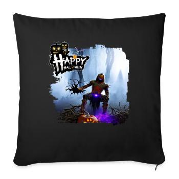 Rarecun Halloween Clown Motif Style 7 - Housse de coussin décorative 45 x 45 cm - noir - Devant