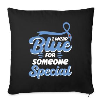 Diabetes Awareness Diabetes Month Adolescent D - Sofa pillowcase 17,3'' x 17,3'' (45 x 45 cm) - black - Front