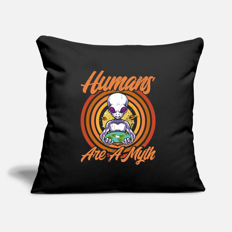 Menschen sind ein Mythos Alien Geschenk Sofakissenbezug 45 x 45 cm