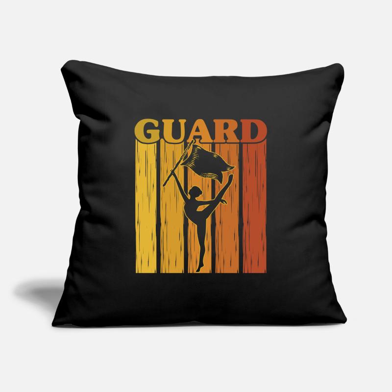 Cadeau de garde de drapeau de garde Housse de coussin décorative 45 x 45 cm