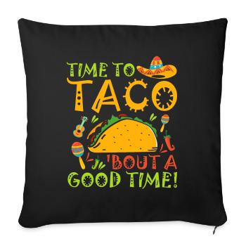 Cinco De Mayo Party Cinco De Mayo 5 De Mayo Gesche - Housse de coussin décorative 45 x 45 cm - noir - Devant