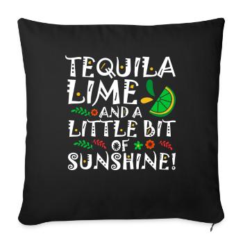 Viva Mexico 5 De Mayo Cinco De Mayo Cadeau - Housse de coussin décorative 45 x 45 cm - noir - Devant