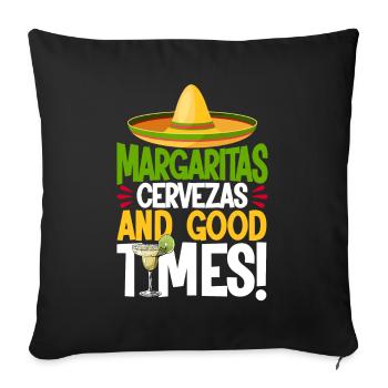 Cinco De Mayo 5 De Mayo Cinco De Mayo Party Gesche - Housse de coussin décorative 45 x 45 cm - noir - Devant