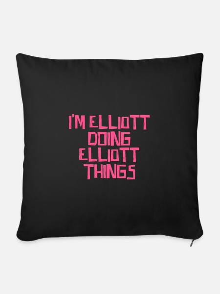 I'm Elliott doing Elliott things - Sofakissenbezug 45 x 45 cm - Schwarz