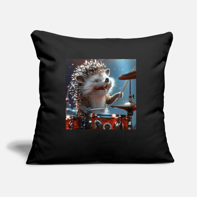 Hérisson Housse de coussin décorative 45 x 45 cm