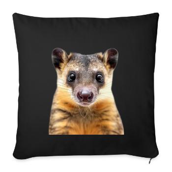 Anteater - Sofa pillowcase 17,3'' x 17,3'' (45 x 45 cm) - black - Front