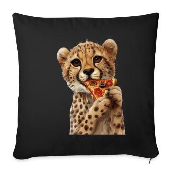 Gepard - Sofakissenbezug 45 x 45 cm - Schwarz - Vorne