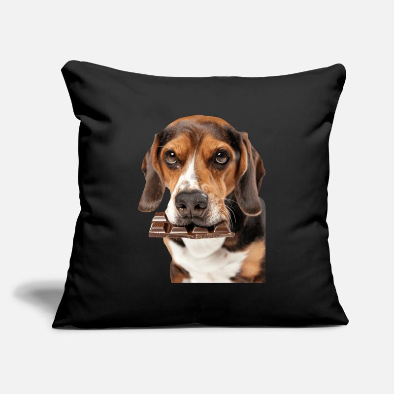 Beagle Housse de coussin décorative 45 x 45 cm