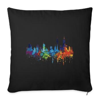 West Betuwe - Sofa pillowcase 17,3'' x 17,3'' (45 x 45 cm) - black - Front