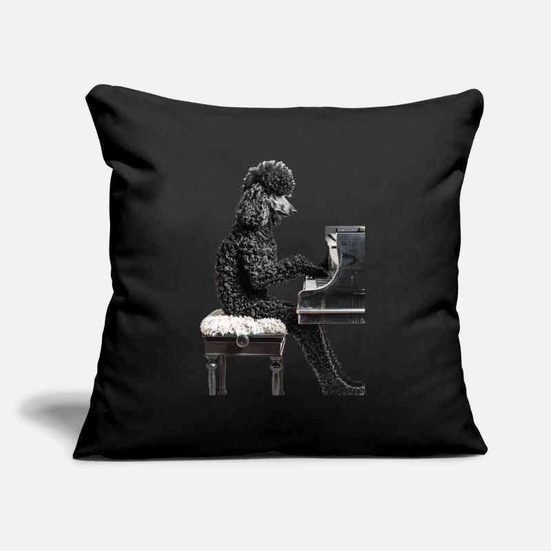 Caniche Housse de coussin décorative 45 x 45 cm