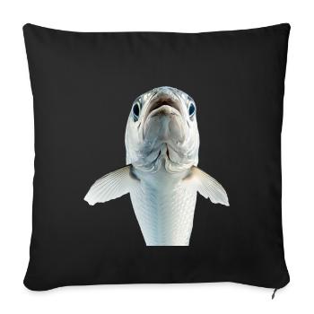 Tarpon - Sofakissenbezug 45 x 45 cm - Schwarz - Vorne