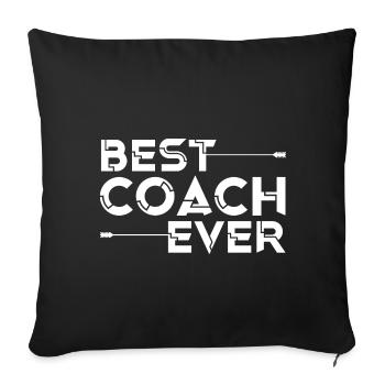 Best Coach Ever Influencer Mentor Mindset Blogger - Sofa pillowcase 17,3'' x 17,3'' (45 x 45 cm) - black - Front