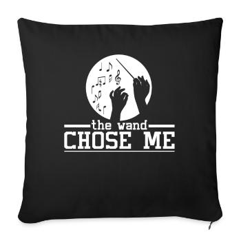 Conductor Maestro Orchestra Choir Conduct Gift - Sofa pillowcase 17,3'' x 17,3'' (45 x 45 cm) - black - Front