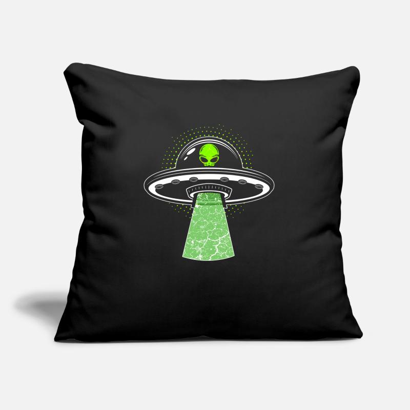 Vaisseau spatial extraterrestre Housse de coussin décorative 45 x 45 cm