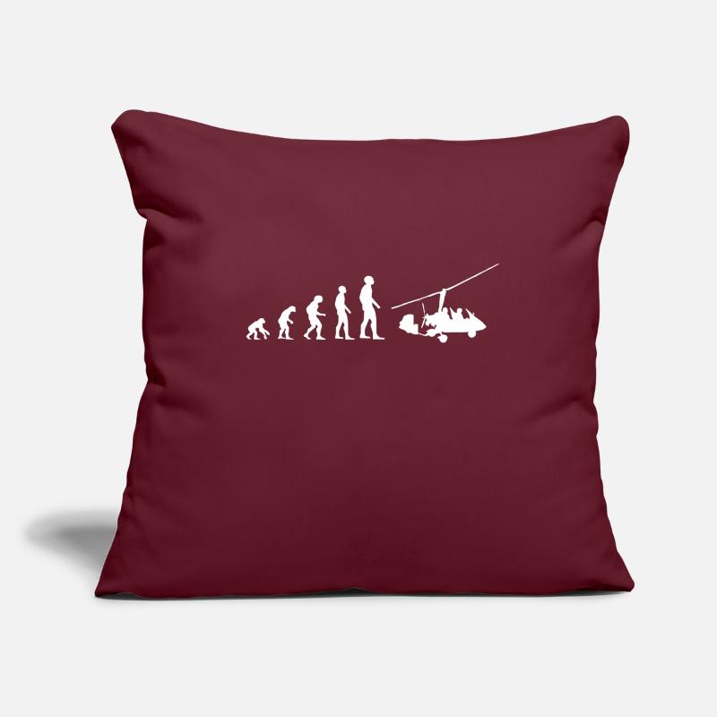 Evolution Gyrocopter Gift w 0757 Sofa pillowcase 17,3'' x 17,3'' (45 x 45 cm)
