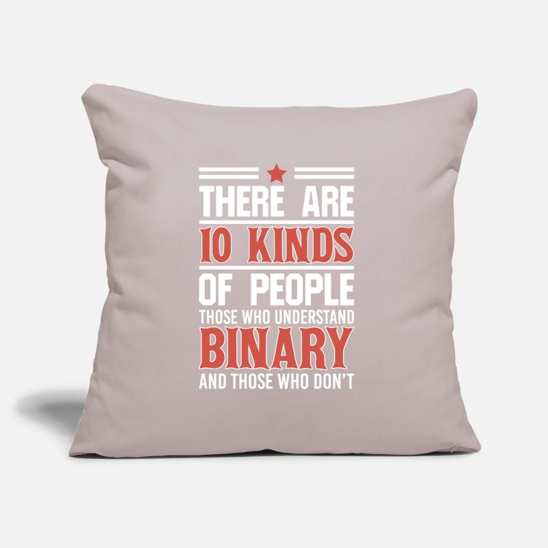 Understand Binary Computer Code Coding Geek Sofa pillowcase 17,3'' x 17,3'' (45 x 45 cm)