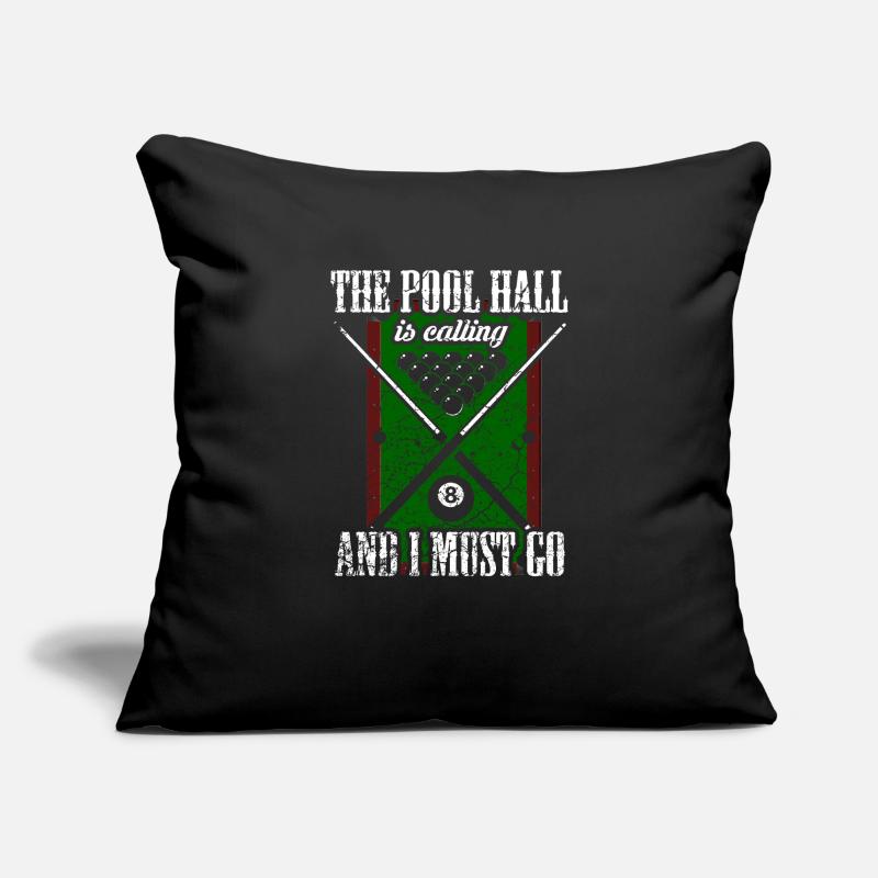 Pool Billiards Pool Billiards Housse de coussin décorative 45 x 45 cm
