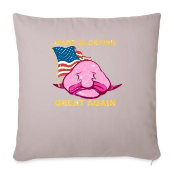 USA Elections  Blobfish Blobfish - Sofa pillowcase 17,3'' x 17,3'' (45 x 45 cm) - light taupe - Front