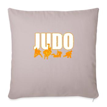 Judo - Sofakissenbezug 45 x 45 cm - helles Taupe - Vorne
