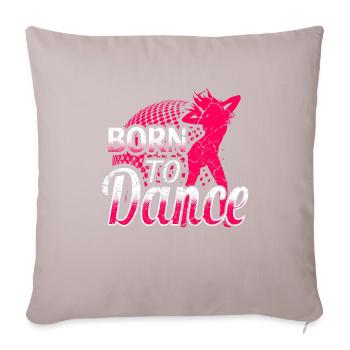 Dancing Dancer Dancer Club Party - Housse de coussin décorative 45 x 45 cm - taupe clair - Devant