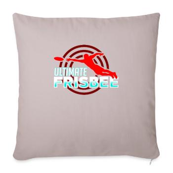 Ultimate Frisbee - Sofa pillowcase 17,3'' x 17,3'' (45 x 45 cm) - light taupe - Front
