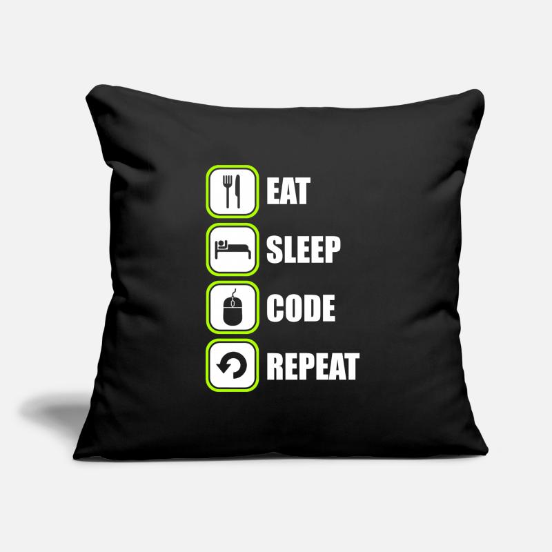 Programmeur Programmeur Code de programmation Housse de coussin décorative 45 x 45 cm