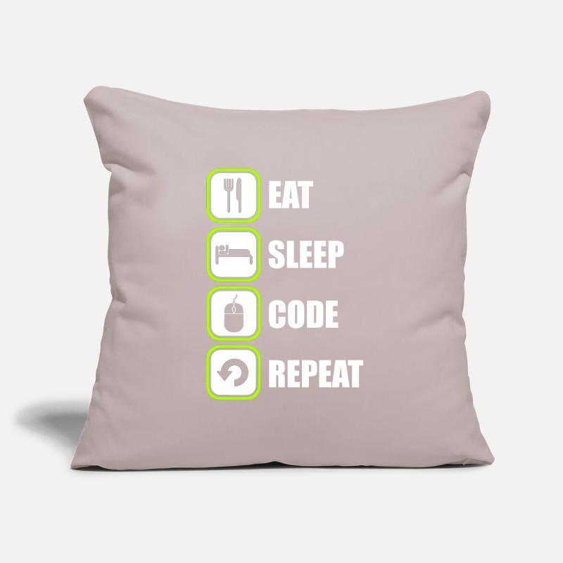 Programmeur Programmeur Code de programmation Housse de coussin décorative 45 x 45 cm