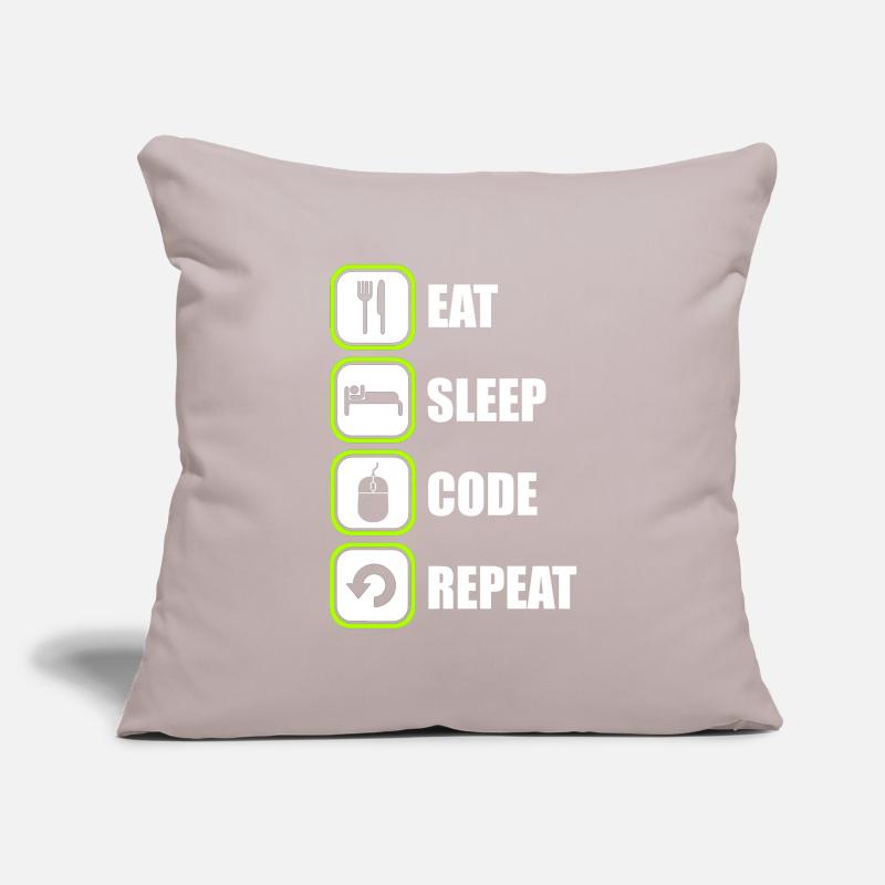 Programmeur Programmeur Code de programmation Housse de coussin décorative 45 x 45 cm