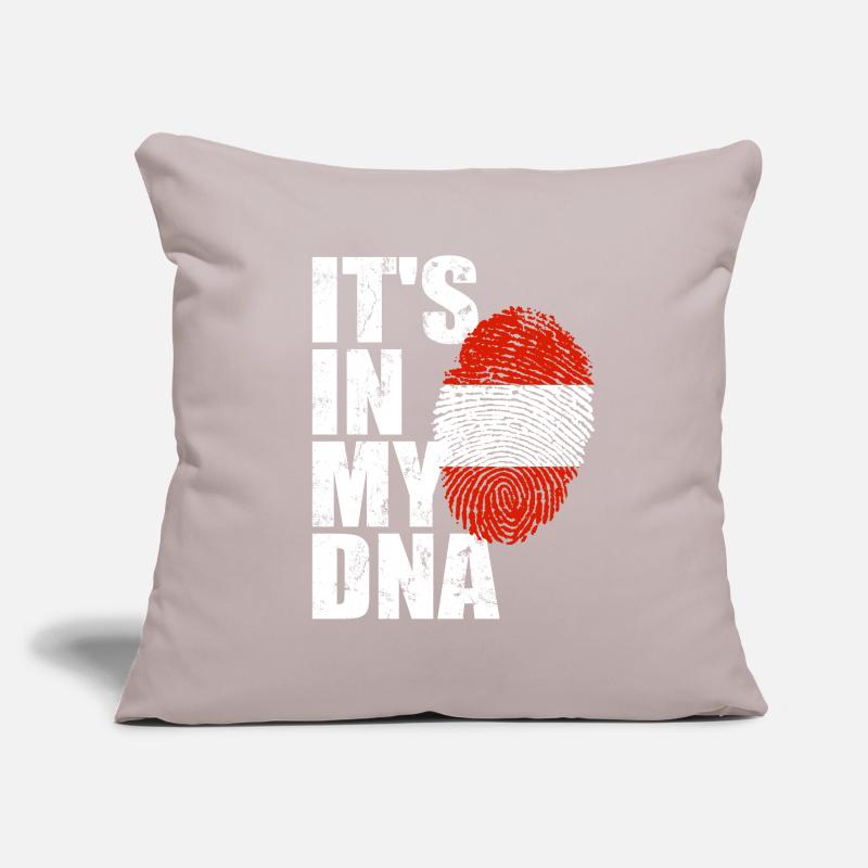 Austria Austrian flag DNA Sofa pillowcase 17,3'' x 17,3'' (45 x 45 cm)