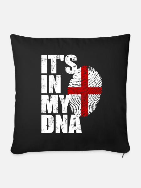 England Engländer Englisch Flagge - Sofakissenbezug 45 x 45 cm - Schwarz
