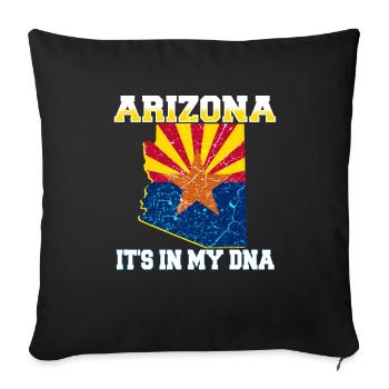 Arizona USA - Sofakissenbezug 45 x 45 cm - Schwarz - Vorne