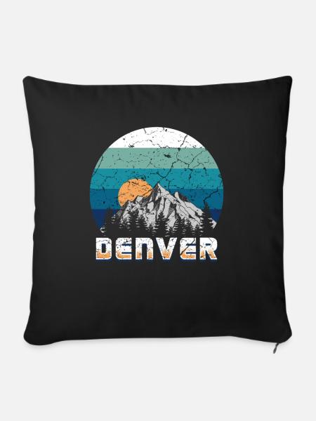 Denver - Sofakissenbezug 45 x 45 cm - Schwarz