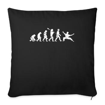 Karate - Sofakissenbezug 45 x 45 cm - Schwarz - Vorne