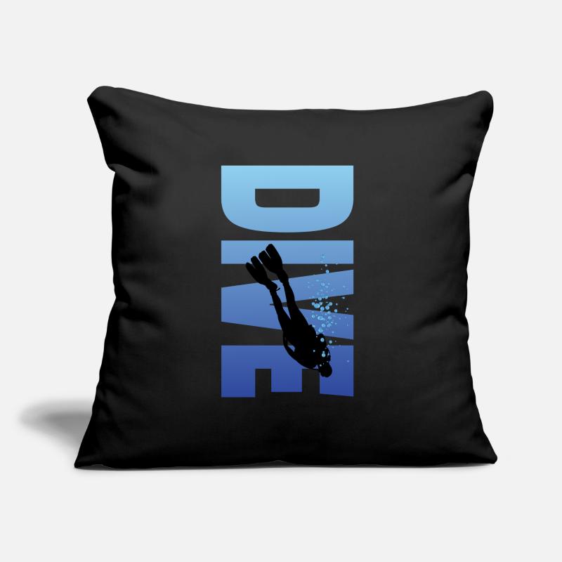 Scuba Diving Dive Sofa pillowcase 17,3'' x 17,3'' (45 x 45 cm)