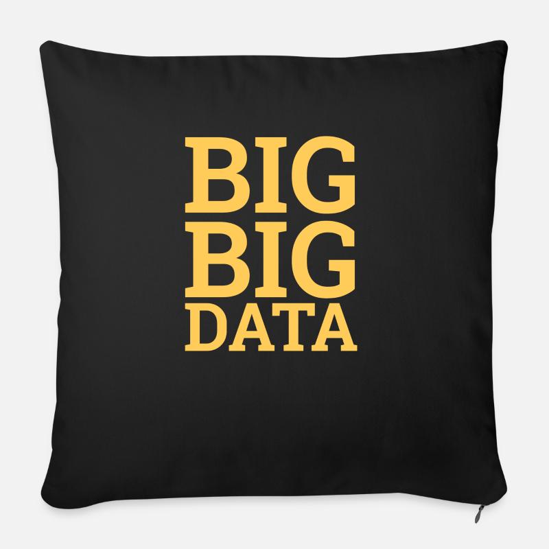 "Data Scientist Big Data | Data Scientist" - Sofakissenbezug 45 x 45 cm - Schwarz