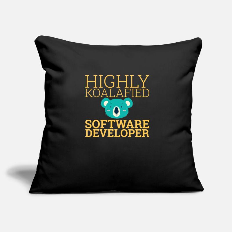 "Software Developer Koalafied | Programmierer" Sofakissenbezug 45 x 45 cm